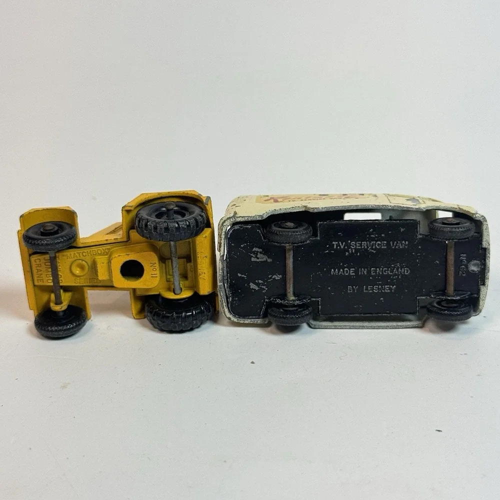 Vintage Matchbox Lesney 60's Utility Vehicles Lot of 8 Made In England - As Is